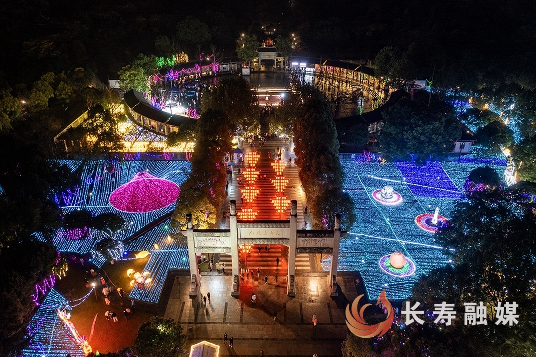 璀璨光影庆元旦 迎春灯会引客来5